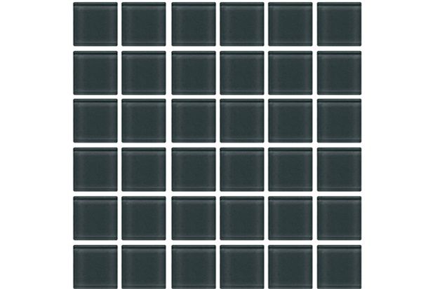 Pastilha Cristal Parede Preto 30x30cm