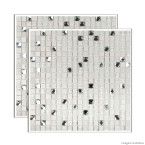 Pastilha de pedra Glass Stone placa 31x31cm branco Glass Mosaic