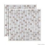 Pastilha de pedra Matisse placa 30x30cm bege MT710 Glass Mosaic