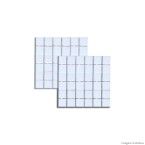 Pastilha de porcelana 5x5cm placa 31x31cm azul copacabana Jatobá