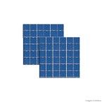 Pastilha de porcelana 5x5cm placa 31x31cm JC1822 azul noronha Jatobá