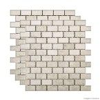 Pastilha de porcelana Brick 30,6x31,2cm white Portinari