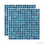 Pastilha de vidro 1,5x1x5cm placa 32x32cm ametista mini mix Portobello