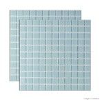 Pastilha de vidro 30x30cm azul claro Vidro Real