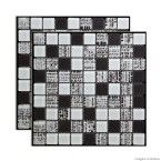 Pastilha de vidro 30x30cm mescla literal Vidro Real