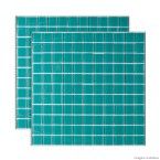 Pastilha de vidro 30x30cm verde paris Vidro Real