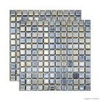 Pastilha de vidro Eco Iris 30x30cm preta Van Gogh