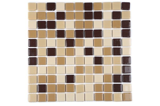 Pastilha de Vidro Ecológica Mesclada Caramelo 30 X 30 Cm 1 Peça