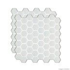 Pastilha de vidro Glass 31,5x31,7cm branca Portinari