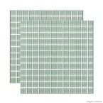 Pastilha de vidro Iris Berilo 30x30cm com 5 peças Portinari