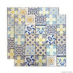 Pastilha de vidro Ladrilho 31x31cm lisboa Van Gogh