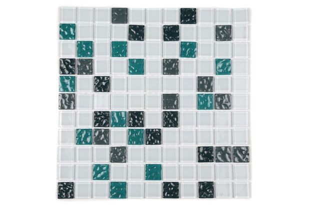 Pastilha de Vidro Mescla Atlantica 30 X 30 Cm 1 Peça