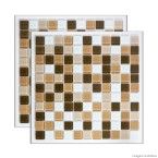 Pastilha de vidro Mescla Bolonha 30x30cm Royal Gres