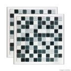 Pastilha de vidro Mescla Capri 30x30cm Royal Gres