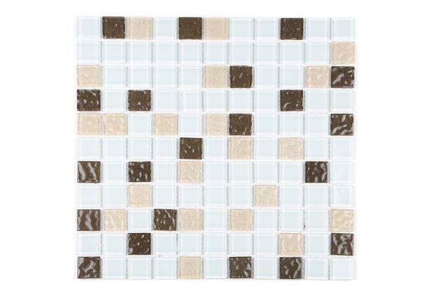 Pastilha de Vidro Mescla Lírio 30 X 30 Cm 1 Peça