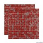 Pastilha de vidro Pathernon Tomagi 30,5x30,5cm Colormix