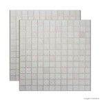 Pastilha de vidro White Glitte 30x30cm Colormix