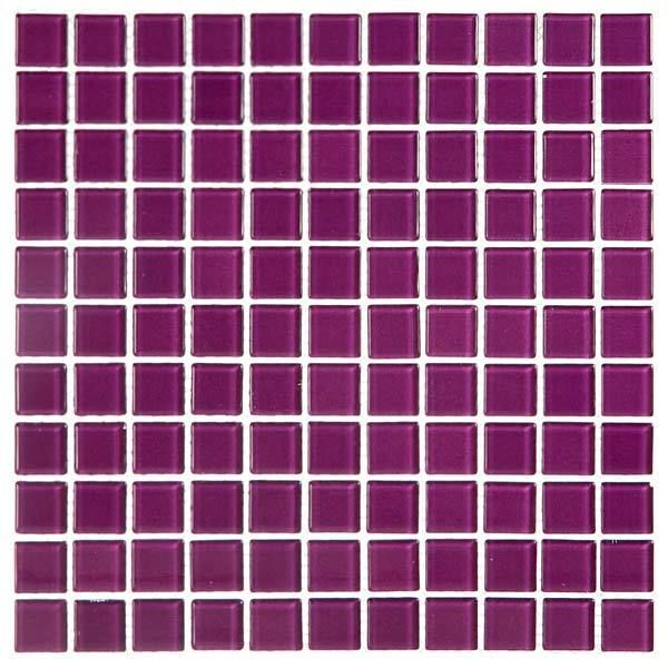 Pastilha Lisa Uva 30x30cm Vidro Real