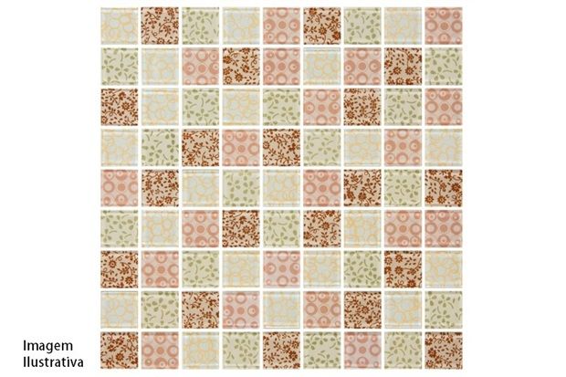 Pastilha Mix Rosa 30x30