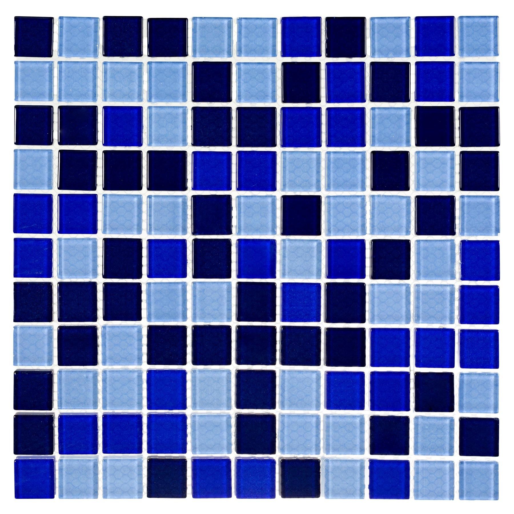 Pastilha Safira Azul 30x30cm Vidro Real