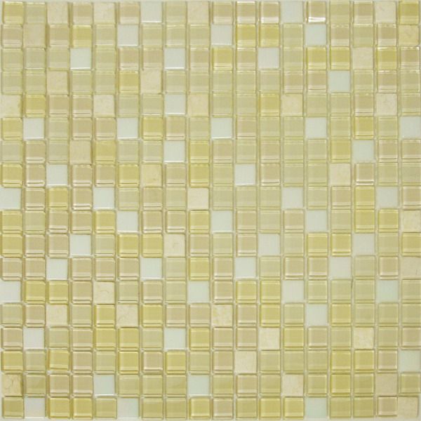 Pastilha Stone Shine Palha 30x30cm Vetromani