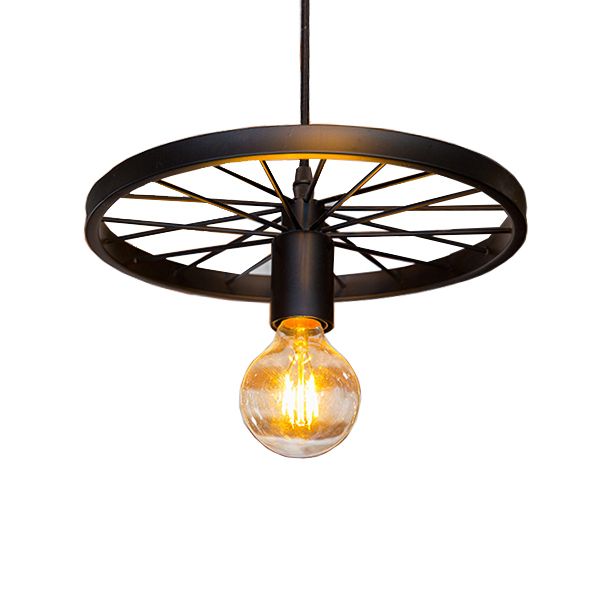 Pendente Avant Farwest Metal Preto Bivolt