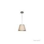 Pendente Country para 1 lâmpada E27 60W Rattan 27cm branco Bronzearte