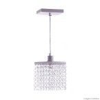 Pendente Crystal 1 lâmpada Halopin Auremar