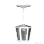 Pendente de aço Campinas pequeno para 1 lâmpada 20W branco Ideal