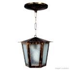 Pendente de aço Campinas pequeno para 1 lâmpada 20W ouro velho Ideal