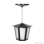 Pendente de aço Campinas pequeno para 1 lâmpada 20W preto Ideal