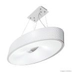 Pendente de aço Drum 5 lâmpadas cinza Startec