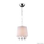 Pendente de aço para 1 lâmpada E27 bivolt 60W São Paulo pequeno com cúpula branca Bronzearte