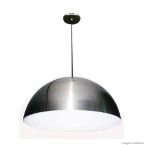 Pendente de alumínio para 1 lâmpada E27 café Pantoja