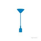 Pendente de silicone Dot Color para 1 lâmpada E27 40W 80x5cm azul Taschibra