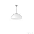 Pendente de vidro superior branco grande 3 lâmpadas Pantoja