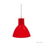 Pendente Design TD622 para 1 lâmpada E27 vermelho Taschibra
