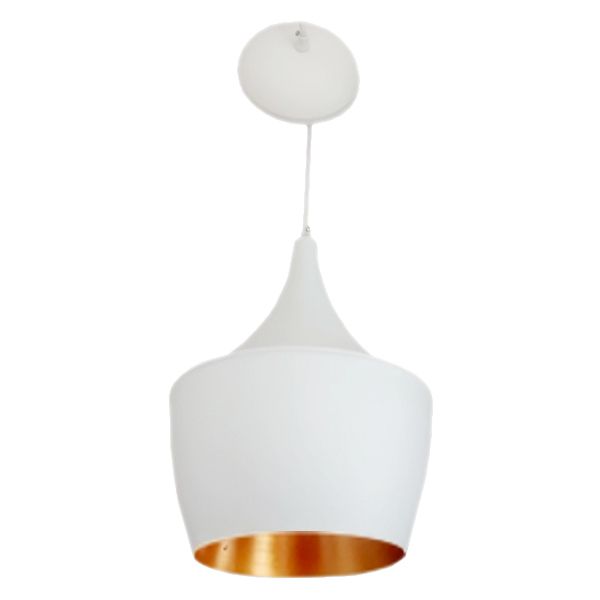 Pendente JM Iluminação Gran Pivot Branco e Dourado