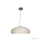 Pendente Rattan para 3 lâmpadas E27 53cm branco Bronzearte