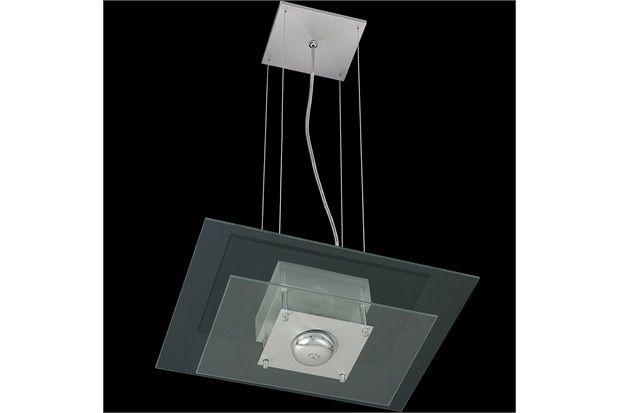 Pendente Retangular para 1 Lâmpada Spacial Transparente