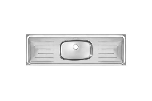 Pia de Cozinha em Inox Bella 180x56x15 Cm.