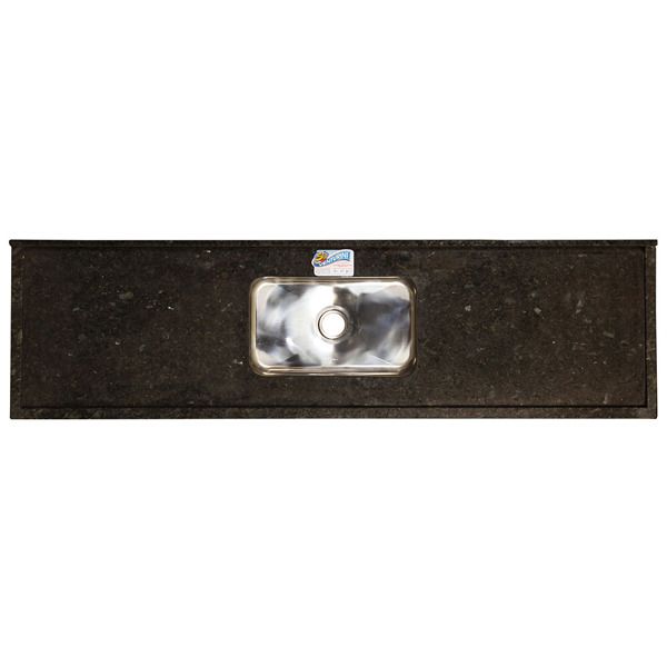 Pia de Cozinha Granito Verde Ubatuba Venturini Pop 180cm