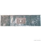 Pia de granito 180x55cm 2 mesas com cuba de inox Bom Jesus