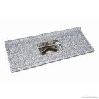 Pia de granito polido Stylo 180x57cm nevado Granicon