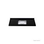 Pia de granito Pop 20x150x55cm preto são gabriel Venturini