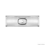 Pia de inox lisa Bella 150x53x13cm Franke