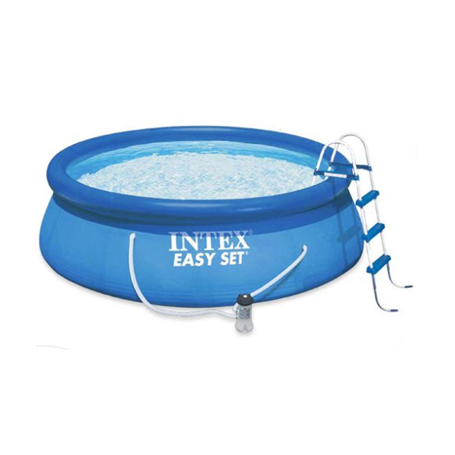 Piscina Inflável Redonda 10681L com Escada, Capa, Forro e Filtro 250V(220V) Intex