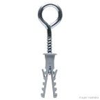 Pitão com bucha 3,4x60 6mm cinza Fixtil