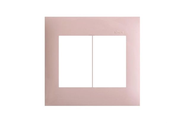 Placa 4x4 6 Postos Horizontal Rosa