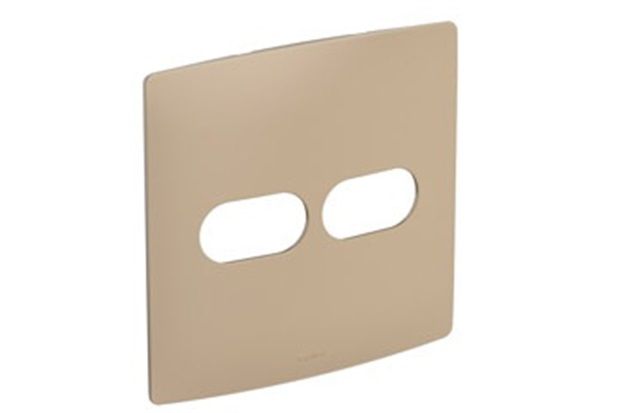 Placa 1 1 Posto Horizontal 4x4 Nereya Gengibre Ref. 663411